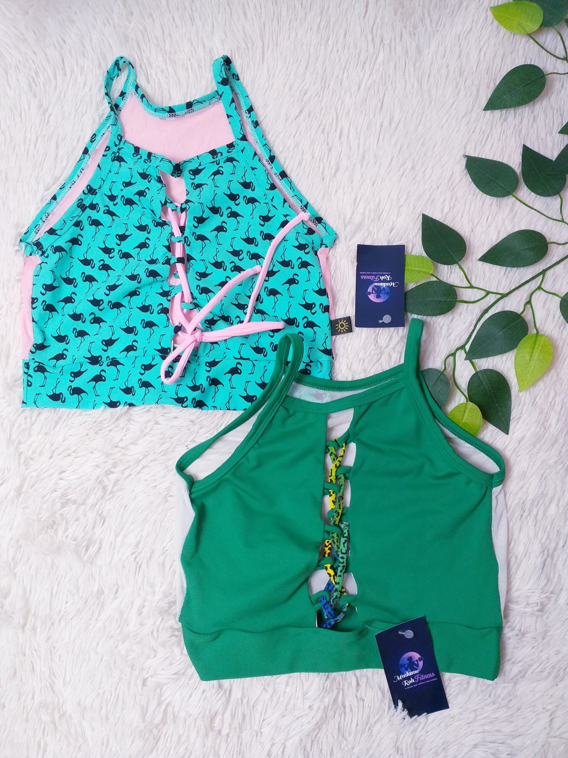 Top tule verde disponivel
