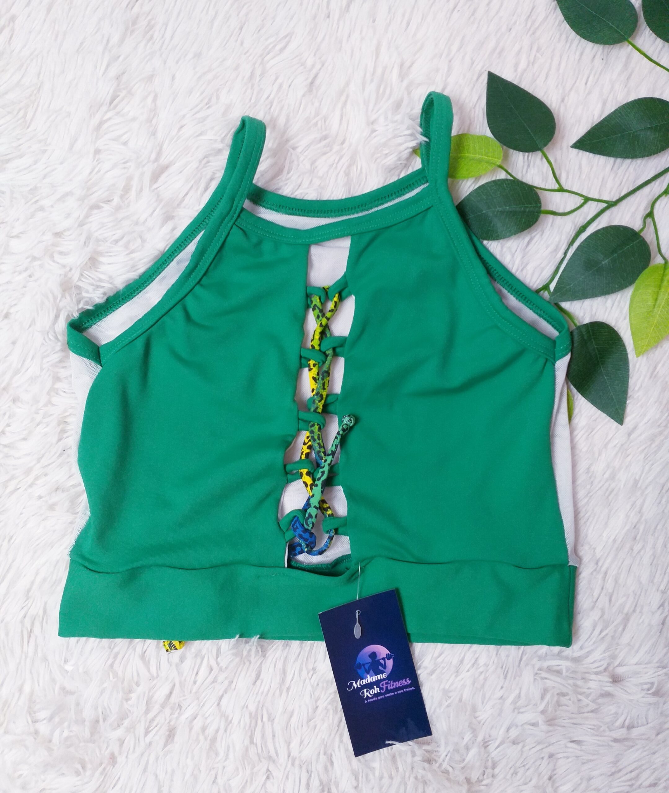 Top tule verde disponivel - Imagem 3