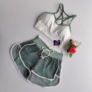 Conj Short Duplo Verde Oliva